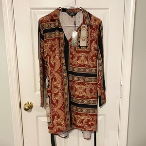 Baroque Print Tunic